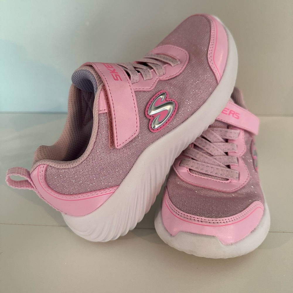 Sketchers Pink Sparkle Shoes Size 13